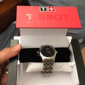 TISSOT COUTURIER BLACK DIAL MEN'S WATCH